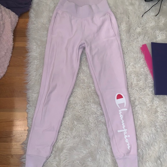 pink champion joggers